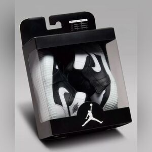 Nike Air Jordan 1 Retro High OG Crib Shoes Black White